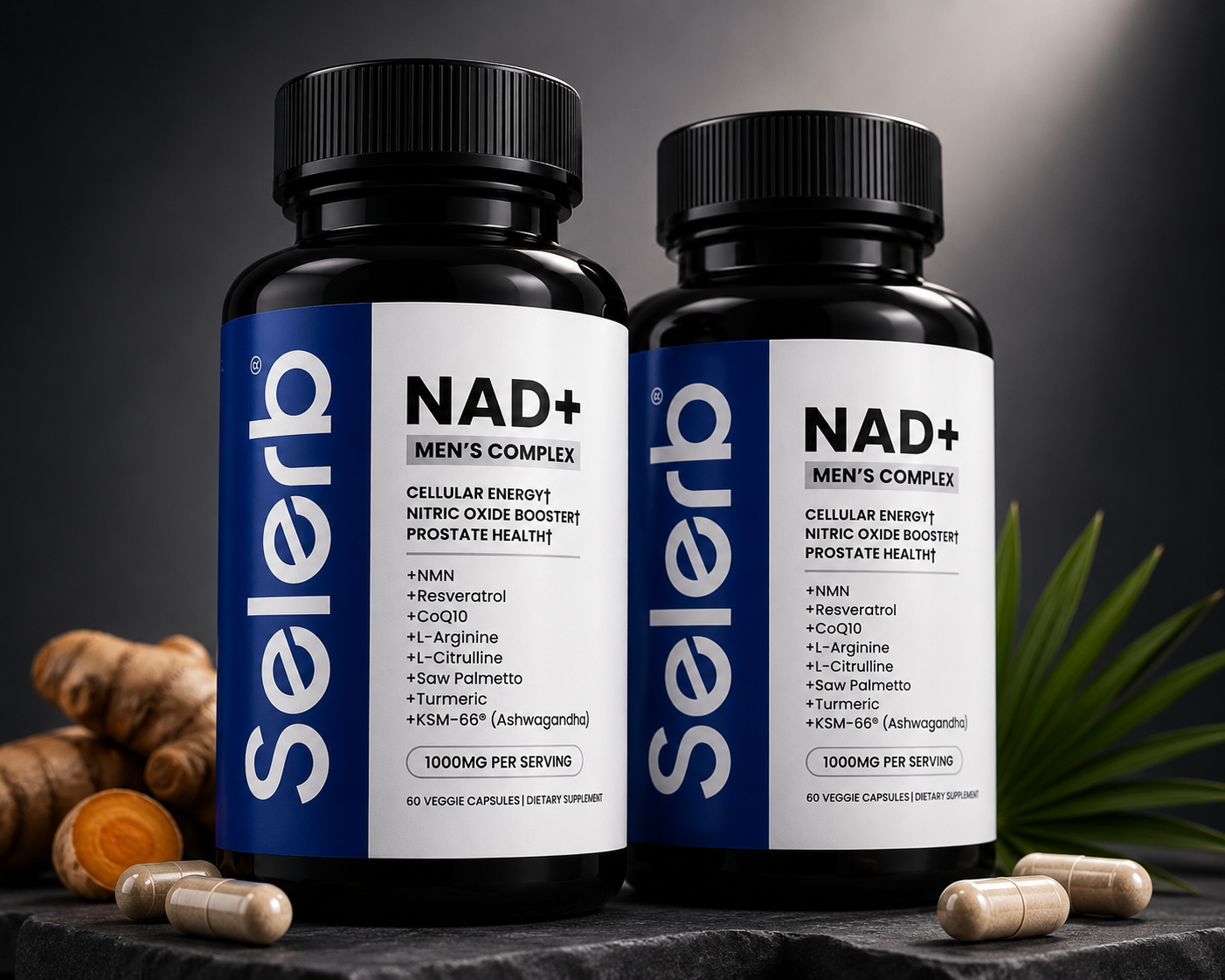 Suplemento Selerb NAD+ MENS 60 capsulas