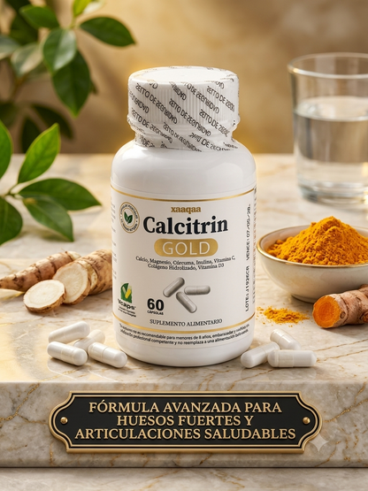 Calcitrin Gold | Huesos, articulaciones y músculos 60 capsulas.